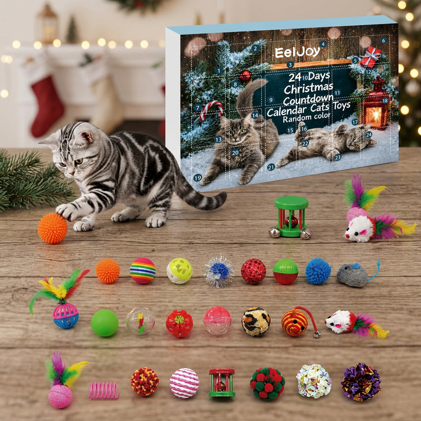 The Cat Toy Countdown | 24-Day Christmas Cat Advent Calendar