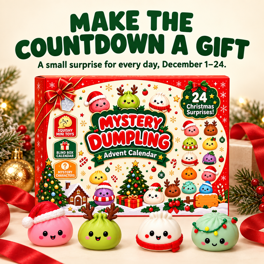 The Dumpling Countdown | 24-Day Christmas Squishy Advent Calendar