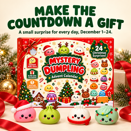 The Dumpling Countdown | 24-Day Christmas Squishy Advent Calendar